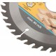Диск пильный для циркулярных пил по дереву 165 х 30 х 40T + кольцо 30/20 мм (37658М)
