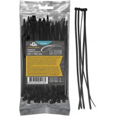 Хомуты нейлоновые для проводов, черные 100 шт., 3,6х250 мм (60278М)