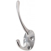 Крючок-вешалка двойной, хром (66871)