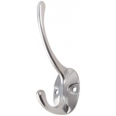 Крючок-вешалка двойной, хром (66871)
