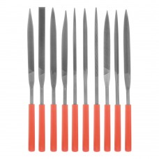 Набор надфилей, 180 х 5 мм, 10 шт, пластиковые рукоятки Matrix (15824)