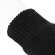Перчатки трикотажные, акрил, двойные, черный, двойная манжета Сибртех (68681)