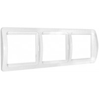 Рамка горизонтальная 3-х местная, скрытая установка 