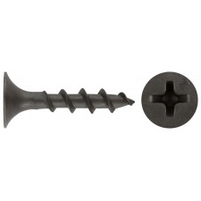 Саморезы черные по гипроку к дереву 3,5 х 19 (фасовка 34 шт ) (22019-2)