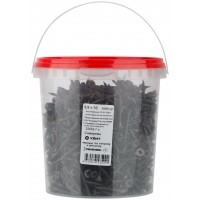 Саморезы черные по гипроку к металлу 3,5 х 32 (фасовка Ведро 1000 шт) (22532-7В)