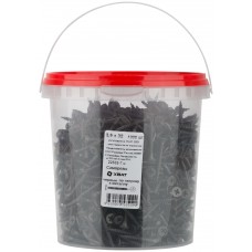 Саморезы черные по гипроку к металлу 3,5 х 32 (фасовка Ведро 1000 шт) (22532-7В)