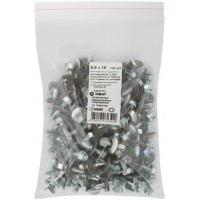 Шурупы кровельные оцинк. некрашеные, со сверлом М5,5 х 19 100шт. Фасовка (23102-0)