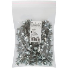 Шурупы кровельные оцинк. некрашеные, со сверлом М5,5 х 19 100шт. Фасовка (23102-0)