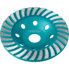 Сегментированная алмазная шлифовальная чашка d 125 мм СИБИН Турбо 33440-125_z01