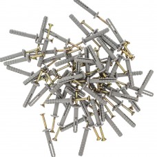 Дюбель-гвоздь полипропиленовый грибовидный бортик 6 x 40 мм, 200 шт Сибртех (42156)