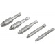 Экстракторы для болтов и шпилек усиленные, HSS сталь, Профи 5 шт. (36437)