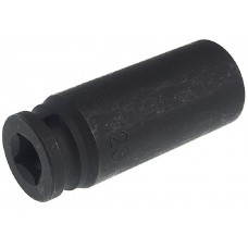 Головка торцевая 6-гранная ударная глубокая 23 мм, 1/2