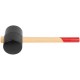 Киянка резиновая, деревянная ручка 90 мм ( 1200 гр )