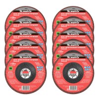 Круг лепестковый торцевой, P 80, 150 х 22.2 мм Matrix (74059)