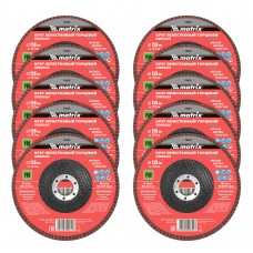 Круг лепестковый торцевой, P 80, 150 х 22.2 мм Matrix (74059)