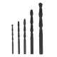 Набор сверл по металлу, 4-5-6-8-10 мм, HSS, 5 шт, пластиковый бокс, цилиндрический хвостовик Sparta (723105)