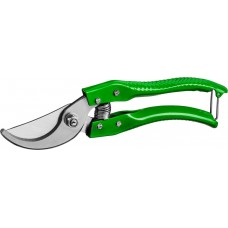 Плоскостной секатор 200 мм, углеродистая сталь, закаленные лезвия, стальные эргономичные рукоятки РОСТОК PC-25 423009