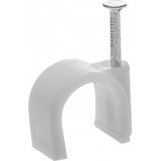 Скоба-держатель для круглого кабеля с оцинкованным гвоздем 16 мм, 40 шт STAYER 4510-16