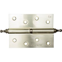 Петля карточная разъёмная правая 100?75?2.5 мм цвет матовая латунь SB 2 шт ЗУБР 37605-100-3R