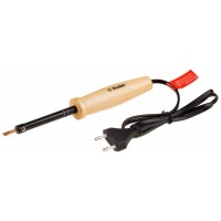 Паяльник 25 Вт, клин, с деревянной рукояткой ЗУБР 55405-25_z01