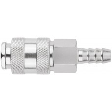 Адаптер быстросъемный с запорным клапаном с елочкой 10 мм (81242)
