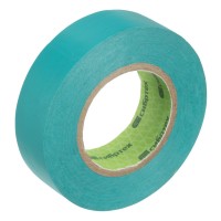 Изолента ПВХ, 19 мм х 20 м, зеленая Сибртех (88797)