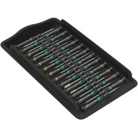 Набор отвёрток прецизионных PH/TX/IPR/HEX внешний и внутренний/SL/Microstix®, 25 пр. Kraftform Micro Big Pack 1 WE-134000