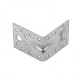 Крепежный уголок усиленный 1.7 мм, KUU 70 x 70 x 55 мм Сибртех (46410)