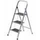 Лестница-стремянка стальная, 3 широкие ступени, Н=113 см, вес 5,2 кг (65382)