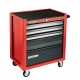 Тележка инструментальная 5 полочная Standart красная RUNTEC RTSTD-5R