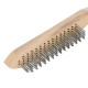Щетка четырехрядная металлическая с деревянной ручкой Sparta (748225)