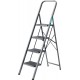 Стальная стремянка 4 ступени 95 см c широкими обрезиненными ступенями СИБИН 38807-04_z02