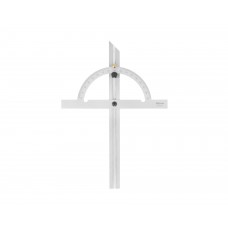 Угломер-транспортир мод. УТ 10-170° (150x300мм 1°) регулир.рейка (ГРСИ №93019-24) Мicron