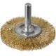 Щетка дисковая для дрели 50 мм, витая стальная латунированная проволока 0.3 мм ЗУБР Профессионал 3520-050_z02