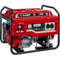 Генератор бензиновый 5500 Вт с электростартером ЗУБР СБ-5500Е