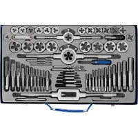 Набор метчиков и плашек 65 предметов сталь Р6М5 Профессионал ЗУБР 28110-H65