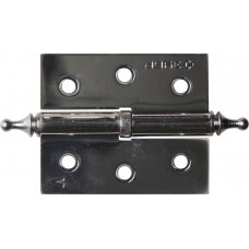 Петля карточная 75 х 63 х 2.5 мм, разъемная, левая, цвет хром (CP), 2 шт ЗУБР 37605-075-2L