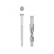 Дюбель фасадный ФД-П 10 x 100 мм, нейлон/цинк, 50 шт ЗУБР 301475-100