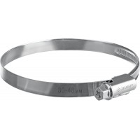 Хомут червячный Х-9Н 30 - 48 мм, накатная лента 9 мм, цинк, 50 шт ЗУБР 37807-48