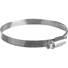 Хомут червячный Х-9Н 30 - 48 мм, накатная лента 9 мм, цинк, 50 шт ЗУБР 37807-48