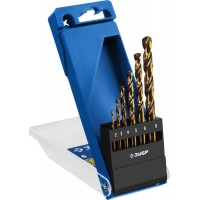 Набор сверл по металлу 6 шт (2-8 мм), сталь Р6М5К5, класс А Кобальт ЗУБР Профессионал 29626-H6