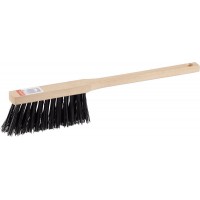 Щётка-смётка EURO, буковая рукоятка 440мм, жёсткая щетина длиной 75мм, 3-рядная GRINDA 39040