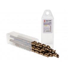 Комплект свёрл по металлу индустриальных, 10 шт, DIN 338, HSS-E Co5, Тип VA, 5xD, O5.50 мм (ZA-74055-S10)