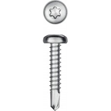 Саморез нержавеющий 25?3.9 мм DS-P А2 сверло полукруглая головка ТХ15 500 шт KRAFTOOL 300931-39-025