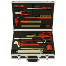 Набор взрывобезопасного инструмента (13 предметов) BeCu No.AA27-13, HORTZ