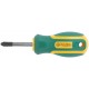 Отвертка Контур, CrV сталь, прорезиненная ручка 6х38 мм РН2 (55196)