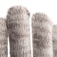 Перчатки трикотажные усиленные, гелевое ПВХ-покрытие, 7 класс, бело-серый меланж Сибртех (68182)