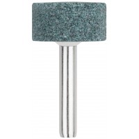 Шарошка абразивная ( по камню, мрамору, кафелю), хвостовик 6 мм, цилиндр 25 х 13 мм (36972)