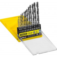 Набор сверл по металлу быстрорежущая сталь P6M5 класс В Professional HSS-R STAYER 13 шт (1.5-6.5 мм) 29602-H13_z01  
