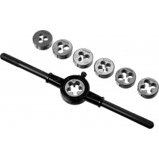 Набор плашек 8 предметов инструментальная сталь MaXCut STAYER 28015-H8